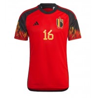 Pánský Fotbalový dres Belgie Thorgan Hazard #16 MS 2022 Domácí Krátký Rukáv